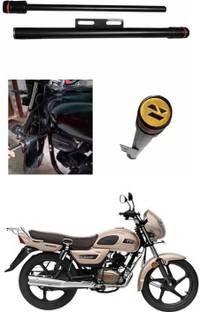 E-Shoppe NEW STYLISH HEAVY SINGLE ROD OPEN LEG GUARD FOR Radeon Bike Crash Guard