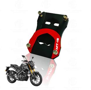 Moto Genius Side Stand Extender for MT 15 | Heavy Duty Parking Support - Red Bike Crash Guard