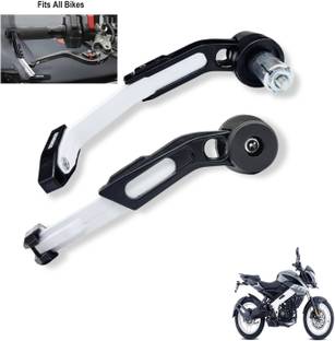 Generox Crash Guard Black and White For Pulsar NS 200 बाइक क्रैश गार्ड