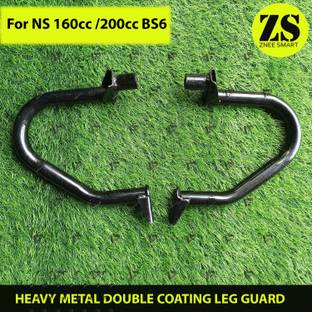 Znee Smart HEAVY METAL DOUBLE COATING LEG GUARD NS160/NS200 ( BS6) Bike Crash Guard