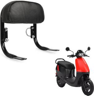 KSHEERI Ola S1x, S1x Plus Backrest Cushion Support Pillion Leatherite Pattern Metal rods Bike Crash Guard