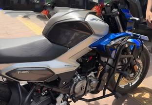 VTN THANOS HEAVY QUALITY METAL H.E.R.O XTREME 125. R CRASH GUARD WITH SLIDERS बाइक क्रैश गार्ड