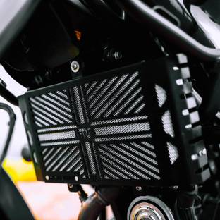 M Technics Himalayan 450 Radiator Guard | Radiator Guard for Himalayan 450 (Silver) Bike Radiator Guard