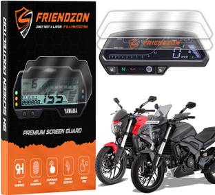 FriendZon Speedometer Screen Protector Scratch Guard For Bajaj Dominor 250, 400(Pack of 2) Bike Crash Guard