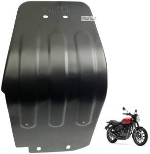 Dhe Best Bike Sump Guard Engine Protection Printed Plate For Royal Enfield Hunter 350 Bike Crash Guard