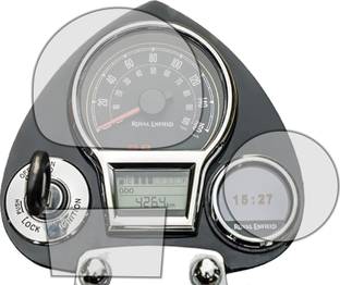 Zealsy Screen Guard for Royal Enfield Reborn Classic 350 2022+ Speedometer Protector Bike Display Screen Guard