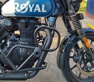 MOTO XSPEED Matte Black Crash Guard Compatible with RE Hunter 350