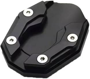 Vagary Black CNC Side Stand Extender Foot Kickstand for Yamaha Aerox 155 Bike Crash Guard