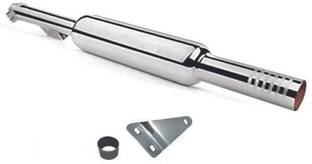 GOLSM Short Botlle Empty Chrome Punjab Exhaust silencer Royal Enfield Electra 350 Full Exhaust System