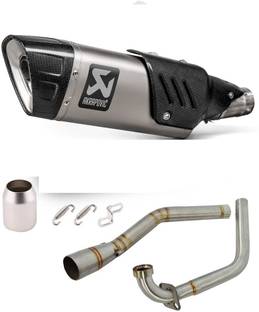 ASRYD Bajaj, Hero, Yamaha, Honda, TVS, Suzuki, KTM, Hyosung Universal For Bike Slip-on Exhaust System
