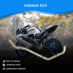 Vagary Bend Pipe for Yamaha R15 V3/ R15 V4/ MT15 (BS6 Model Only) Yamaha R15 Full Exhaust System