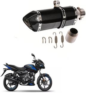 Vagary New Carbon Fiber Exhaust with DB Killer for Bajaj Pulsar 125 Bajaj Pulsar Full Exhaust System