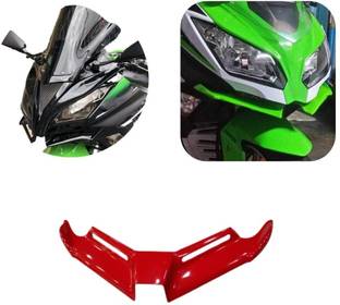 acube mart Aerodynamic Winglet For Kawasaki Ninja 250 300 Motogp Style (red) Bike Fairing Kit