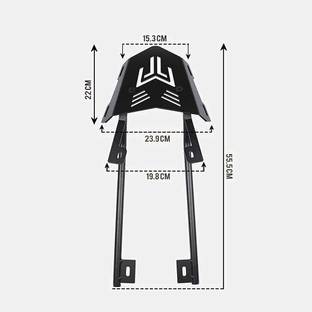Auto MT Expedition Trail Carrier Back Rack Metal Seat Extender Yamaha MT-15 YAMAHA R15V3 Bike Fairing Kit