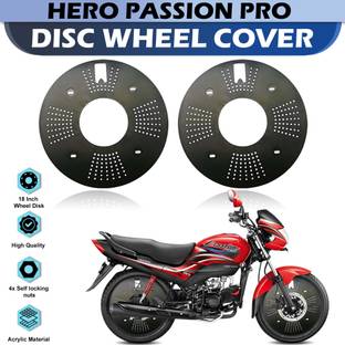 Otoroys 18 inch Acrylic PRO Disc Wheel Cover For Hero Passion Pro (Set Of 2) Bike Fairing Kit