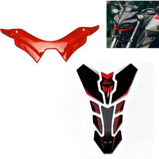 Vagary Red Winglet With Tank Pad for Yamaha MT 15 Bike Fairing Kit