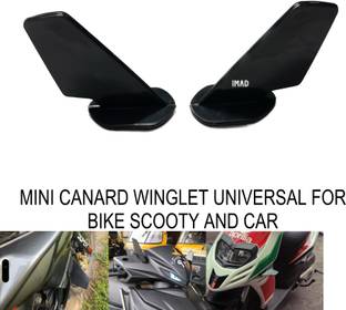 imad NEW MINI CANARD WINGLET UNIVERSAL Bike Fairing Kit