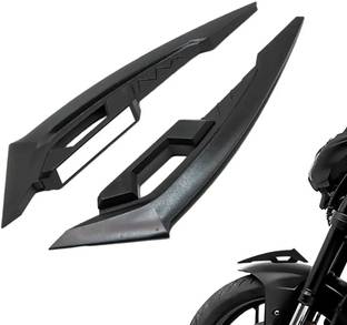 Vagary Black Wing Side Helmet Spoiler Aerodynamic Wing Dynamic Helmet Accessories Bike Fairing Kit