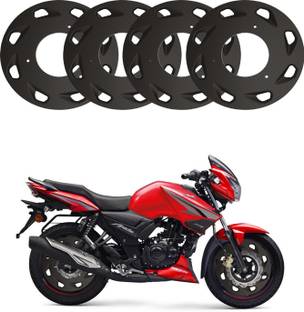 ASRYD 17 Inch 4 Pcs ABS Plastic PRO Disc Bike Wheel Cover For TVS Apache 1604V Bike Fairing Kit