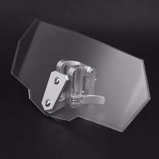 INGPRIDE ING-Universal Airflow Adjustable Bike Visor Extension Windshield, Visor Extender Bike Fairing Kit