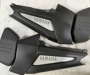 A.A.I FZ V1 FZs16 Side Panel Set (Black/Silver) Bike Fairing Kit