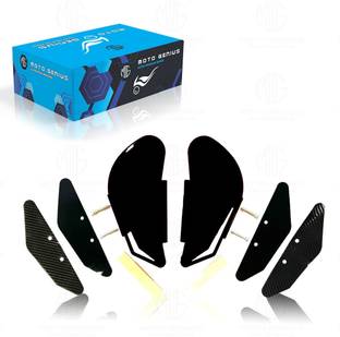 Moto Genius Heavy-Duty Universal Plastic Side Wings for Sport Bikes Bike Fairing Kit