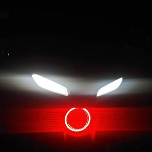 RoyalWolf MT15 ANGEL RING LIGHT PROJECTOR LENS LIGHT (60MM) (RED) Bike Crash Guard
