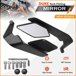 OBEROI'S TRADERS Manual Rear View Mirror For KTM Duke 200, Duke 390