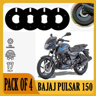 ZYO 17 Inch 4Pcs Acrylic PRO Disc Bike Wheel Cover For Bajaj Pulsar 150 Bike Fairing Kit