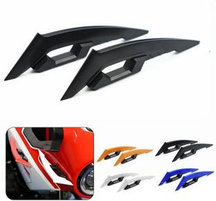 ASRYD 2pcs Universal Motorcycle Winglet Aerodynamic Spoiler Wing Side Spoiler Bike Fairing Kit