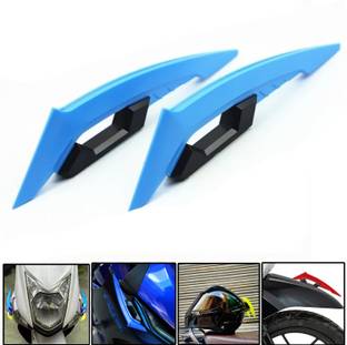 AccessoriZoid Big Wing Side Helmet Spoiler For All Types Of Helmets Bike Fairing Kit