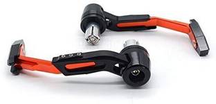 Gogna Mart Motorcycle Clutch Lever Guard, Lever Protector for Bike (ORANGE) Bike Fairing Kit