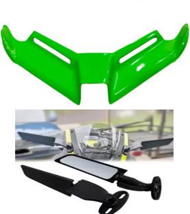 Gogna Mart Aerodynamic Winglet For Kawasaki Ninja 250 300 MotoGP Style bike wing mirror Bike Fairing Kit