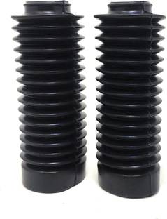 TRP Traders 2 Pieces of Front Fork Gaiters - Black Bike Fairing Kit