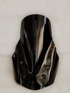Gogna Mart Windshield Db Visor for Burgman Street 125 (Black) Bike Fairing Kit