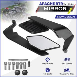 OBEROI'S TRADERS Manual Rear View Mirror For TVS Appache RTR 160, Appache RTR 180