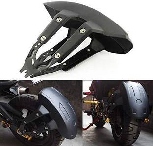 Gogna Mart Universal Motorcycle Rear Wheel for Fender Splash Guard Rear Guard Mudguard Bike Fairing Kit