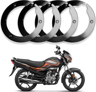 सोरेक्स Premium Quality Bike Wheel Cover 18 inch suitable for Hero Super Splendor Black  बाइक फेयरिंग किट
