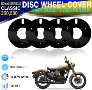 ASRYD 17 Inch 4pcs Acrylic PRO Disc Bike Wheel Cover For Royal Enfield Classic 350/500 Bike Fairing Kit