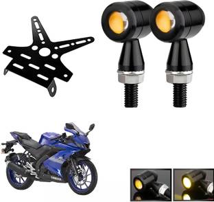 Vagary Tail Tidy Number Plate Holder With Mini Indicator for Yamaha R15 V3 Bike Fairing Kit