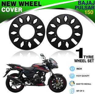 ASRYD 17inch 2pc ABS Plastic PRO Disc Bike Wheel Cover New Shape For Bajaj Pulsar Bike Fairing Kit