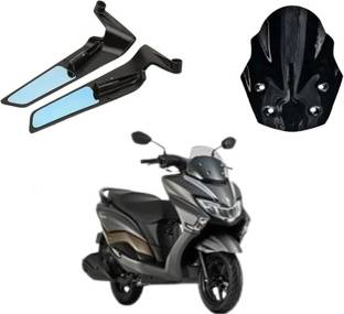 Gogna Mart york nut fitting Wind Wing Rearview Stealth Mirrors and Burgman visor Bike Fairing Kit