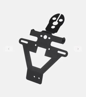 Gogna Mart Bullet Meteor 350 Tail Tidy Number Plate Holder (Black) Bike Fairing Kit
