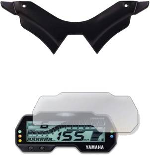Vagary Black Winglet With Screen Protector for Yamaha MT 15 Bike Fairing Kit