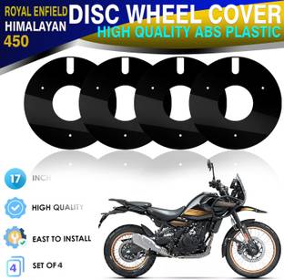 ASRYD 17 Inch Half Cut 4 Pcs Acrylic PRO Disc Bike Wheel Cover For Himalayan Bike Fairing Kit