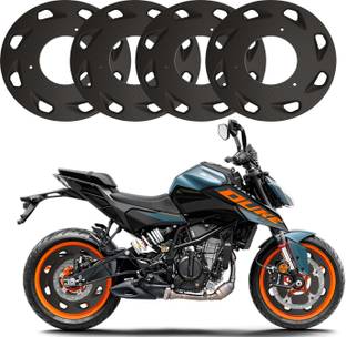 ASRYD 17 Inch 4 Pcs ABS Plastic PRO Disc Bike Wheel Cover For KTM Duke 125/200/390 Bike Fairing Kit