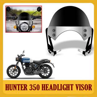 DAZZRIDE DZRD08 RE Hunter 350 Unbreakable Headlight Visor | Windshield |Wind Deflector Bike Fairing Kit