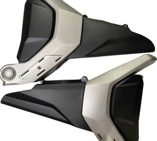 A.A.I FZ V2 FZS16 Version 2 Side Panel Set ( Silver/Black) Bike Fairing Kit