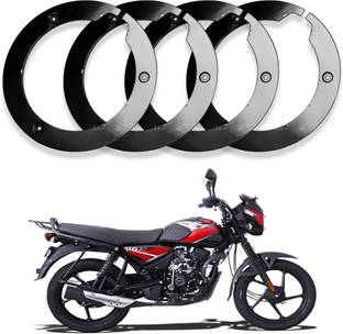 सोरेक्स Premium Quality Bike Wheel Cover 18 inch suitable for Bajaj CT 100 Black  बाइक फेयरिंग किट