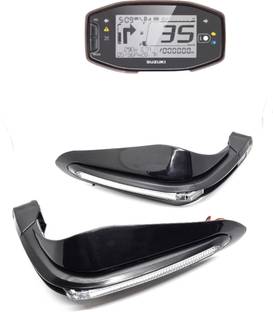 Gogna Mart Motorcycle Handguards with Led Light and access 125 screen guard Bike Fairing Kit